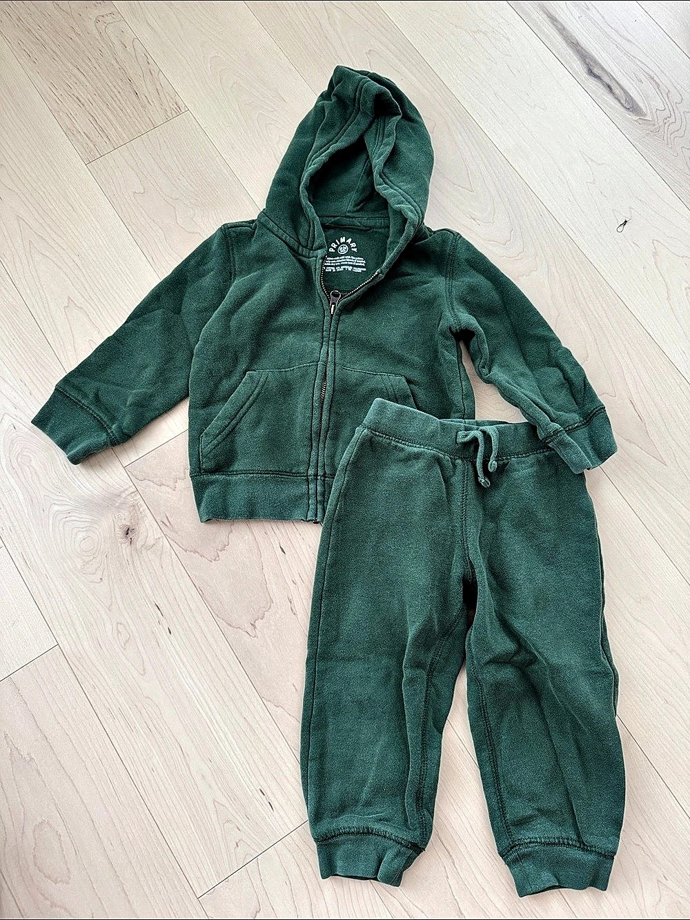 Primary The Fleece Hoodie and The Fleece Sweatpant Set Green